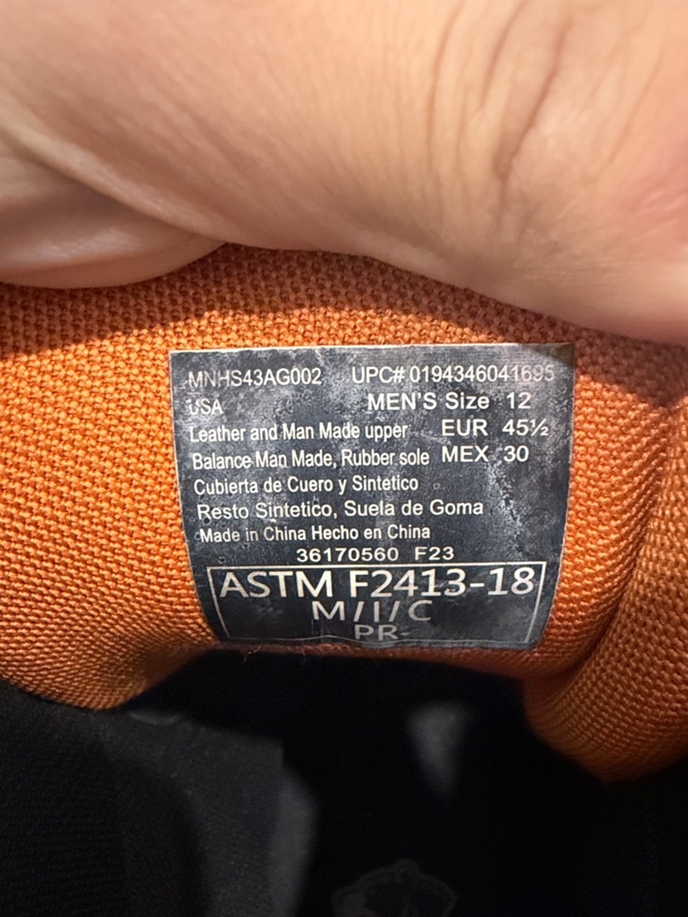 Herman survival professional series steel toe, safety work boots-size 12 men’s. - Picture 6 of 9